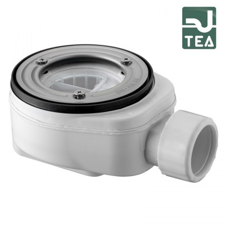 Piletta sifonata in PP senza griglia per piatto doccia con foro Ø 90 mm - TEA Altair - 6561.106.6
