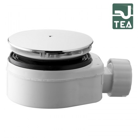 Piletta sifonata in PP con griglia per piatto doccia con foro Ø 90 mm - TEA Auva Mini - 6621.076.6