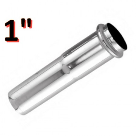 Prolunga 130mm in ottone cromato per canotto Ø 26 mm - 4273.00OC26