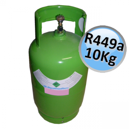 GAS REFRIGERANTE R449A  BOMBOLA KG.10 RICARICABILE