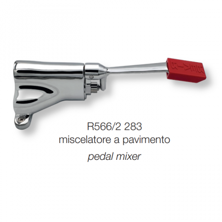 Rubinetto miscelatore a pedale installazione a pavimento serie 283 PLUS RIVER - R6552283