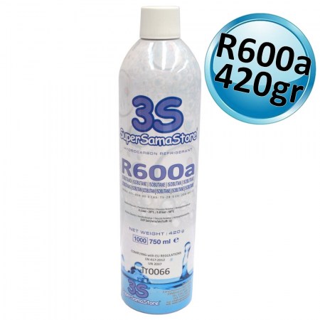 Bombola gas refrigerante R600a da 420 gr - TR600BB