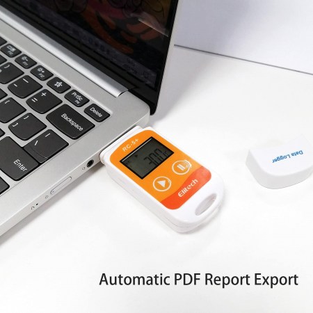 Elitech RC-5+ data logger, registratore di temperatura USB report in PDF