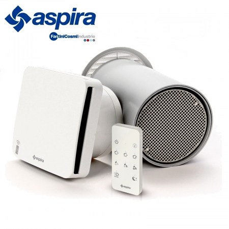 Aspirvelo Air Rhinocomfort 160 RF recuperatore di calore e sanificatore dell'aria