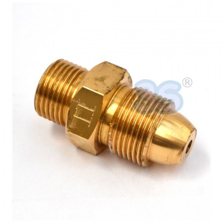 Adattatore raccordo in ottone per riduttore di CO2 - C5649000