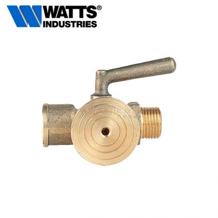 WATTS - Rubinetto portamanometro M-F da 1/4″ con flangia di controllo ø 40 mm - 403R14