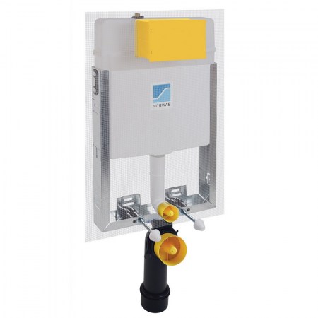 Modulo da incasso con cassetta per wc sospeso - SET WC 199 SCHWAB - T02-0112-0250