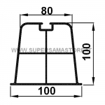 Dimensioni e sezione basi climatizzatore - www.SuperSamaStore.it