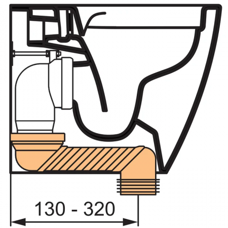 CURVA TECNICA REGOLABILE DA 13 A 32 CM