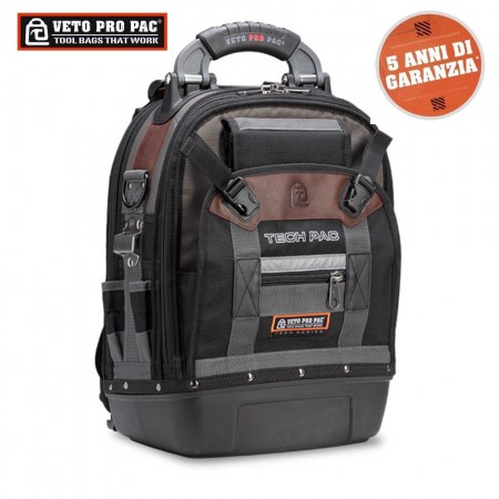 Borsa porta utensili zaino professionale VETO PRO PAC TECH PAC - 46 tasche - AX3501