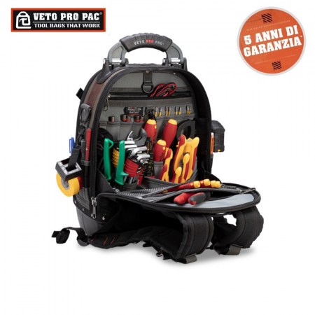 Borsa porta utensili zaino professionale VETO PRO PAC TECH PAC - 46 tasche - AX3501