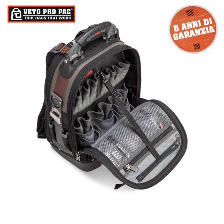 Borsa porta utensili zaino professionale VETO PRO PAC TECH PAC - 46 tasche - AX3501