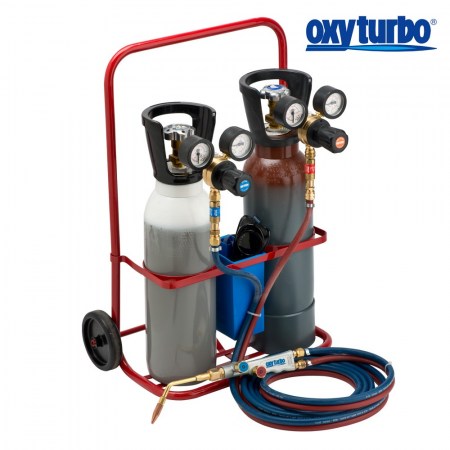 Stazione di saldatura ossiacetilenica - Turbo set maxi smart 5 Lt Oxyturbo