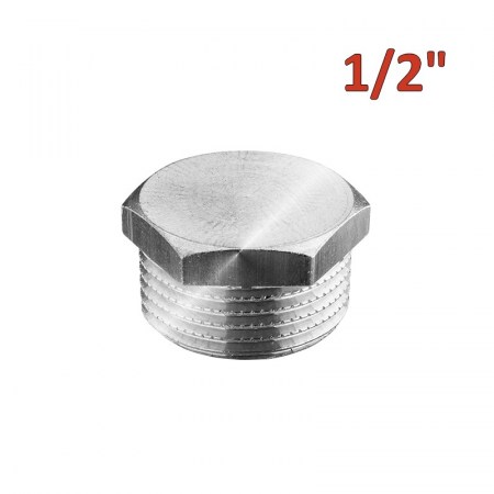 ICMA 237 - Tappo di testa esagonale cromato 1/2″ maschio