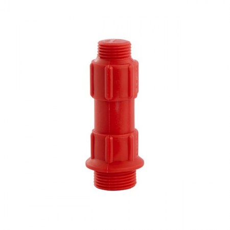 Tappo in plastica collaudo prova impianto rosso MM 1/2 x 3/4 - 140RO12P