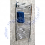 Scaldasalviette elettrico cromato cm 120x50
