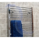 Scaldasalviette elettrico cromato cm 120x50