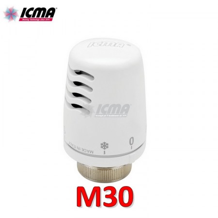 Testa termostatica ICMA 1101 M30x1,5 - elemento sensibile a liquido 821101AC20