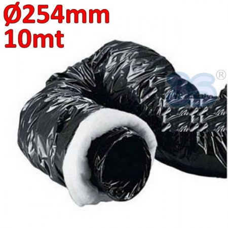 Condotto flessibile in polietilene isolato antistrappo, classe 1 - Ø 254 mm rotolo 10 mt - 963224
