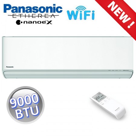 Unità interna ETHEREA bianca WIFI integrato 9000 BTU per impianti mono/multi R32 - nuova serie X - CS-Z25XKEW