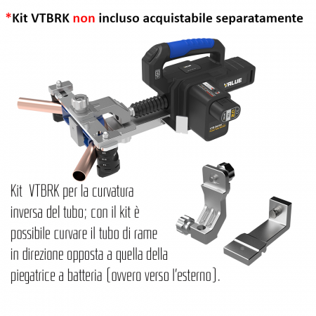 Piegatubi curvatubi a batteria VTB-22L Value