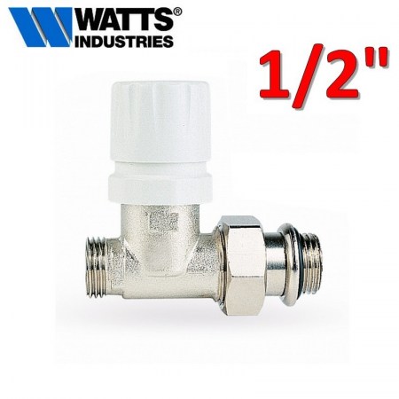 Valvola 1/2″ diritta attacco rame multistrato per calorifero termostatizzabile WATTS - 1195UMSN12