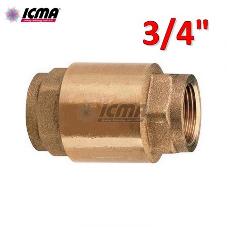 Valvola di non ritorno MONDIAL 3/4 con otturatore in ottone - 83053AE05