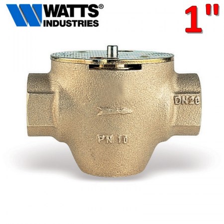 WATTS Valvola a zona a 2 vie in bronzo F-F 1'' - 571T1