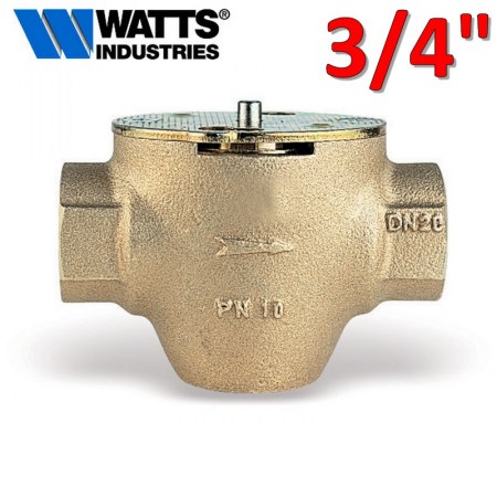 Valvola a zona a 2 vie in bronzo F-F 3/4 WATTS - 571T34