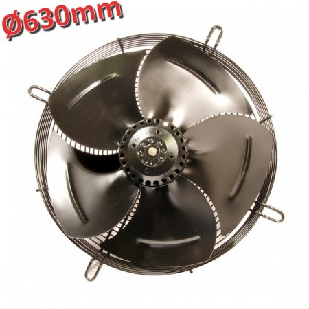 Ventilatore assiale aspirante Ø 630 mm 850 W 380 v - con motore e griglia - MTA308RF