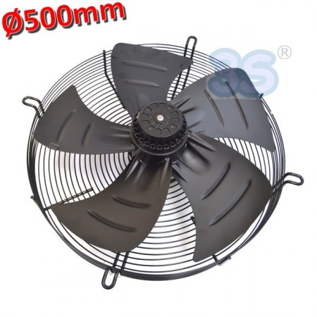 Ventilatore assiale aspirante Ø 500 mm 420 W 220 v - con motore e griglia - MTA205RF