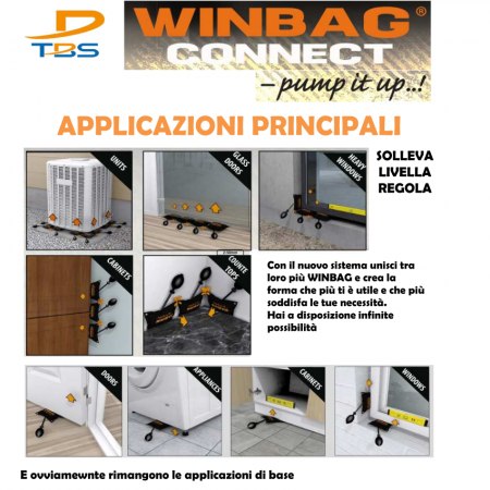 Sollevatore Winbag per ausilio installazione unità interne