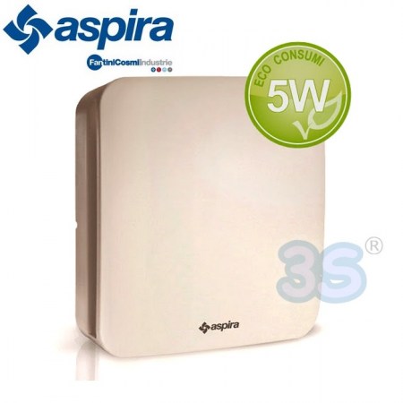 Aspiratore elicoidale ASPIRVELO ECO AIR a basso consumo 5 W - AP3090 Aspira Fantini