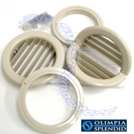 Coppia di griglie Ø 160 mm Unico Olimpia Splendid - B0564