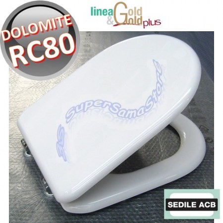 Sedile per wc RC80 Ceramica Dolomite - marca ACB linea GOLD