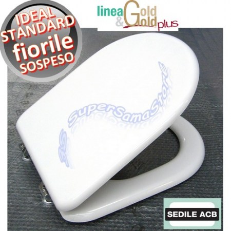 Sedile per wc FIORILE sospeso Ideal Standard - marca ACB linea GOLD