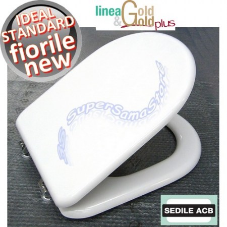 Sedile per wc FIORILE NEW Ideal Standard - marca ACB linea GOLD