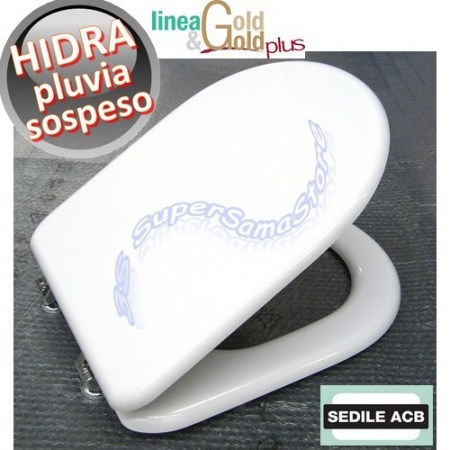 Sedile per wc PLUVIA sospeso HIDRA - marca ACB linea GOLD