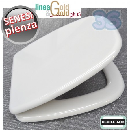 Sedile per wc PIENZA Senesi - marca ACB linea GOLD BSPRESPG41