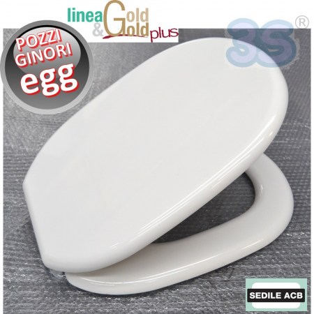 Sedile per wc EGG Pozzi Ginori - ACB Ercos linea Gold BSPRESPG58