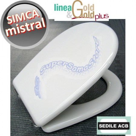 Sedile per wc MISTRAL Simca - marca ACB linea GOLD