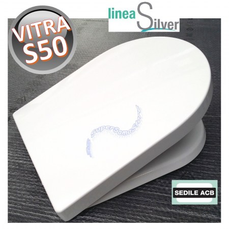 Sedile per wc S50 Vitra in termoindurente - ACB linea SILVER