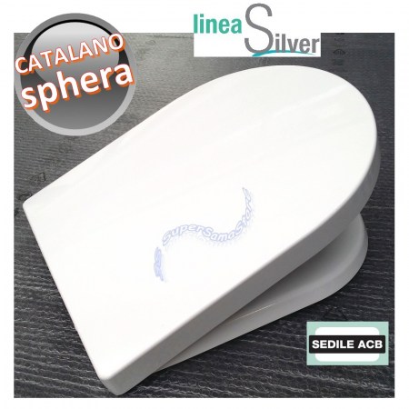 Sedile per wc SPHERA Catalano in termoindurente - ACB linea SILVER