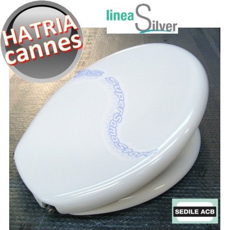 Sedile per wc CANNES Hatria - marca ACB linea SILVER