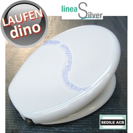 Sedile per wc DINO Laufen - marca ACB linea SILVER