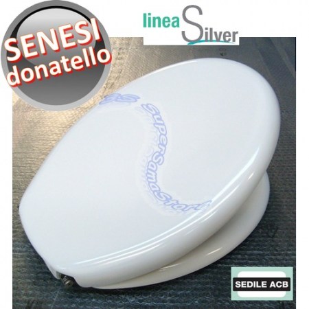 Sedile per wc DONATELLO Senesi - marca ACB linea SILVER