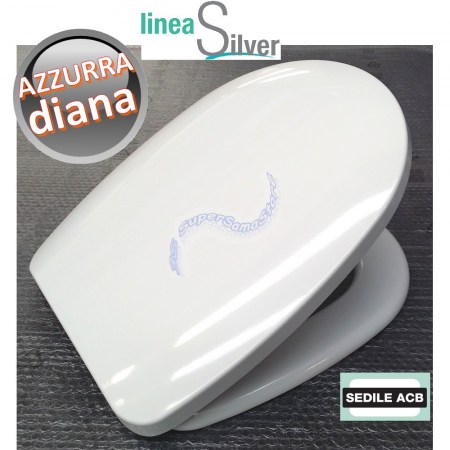 Sedile per wc DIANA Azzurra ceramiche in termoindurente - ACB Ercos BSTER3