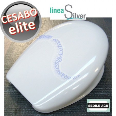 Sedile per wc ELITE Cesabo - marca ACB linea SILVER