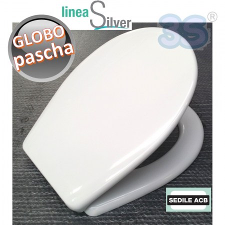 Sedile per wc PASCHA Ceramica Globo in termoindurente - ACB Ercos BSTER8