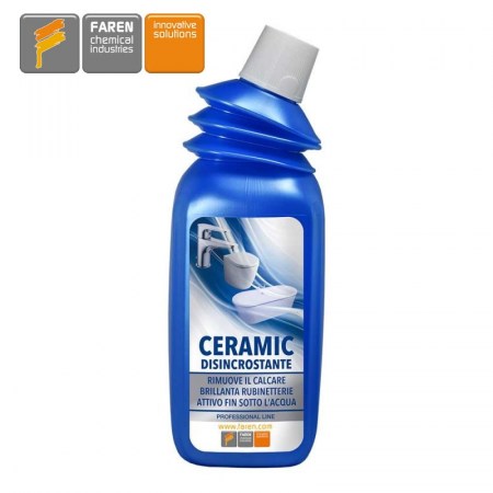 Ceramic - Trattamento anticalcare pulitore disincrostante per ceramica Faren flacone da 750 ml - 756750